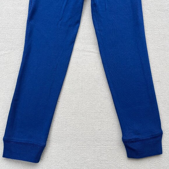 Primary Organic Long-Sleeve PJ Top & Pants, "Cobalt" Blue, Size 4-5, GUC - Picture 12 of 13